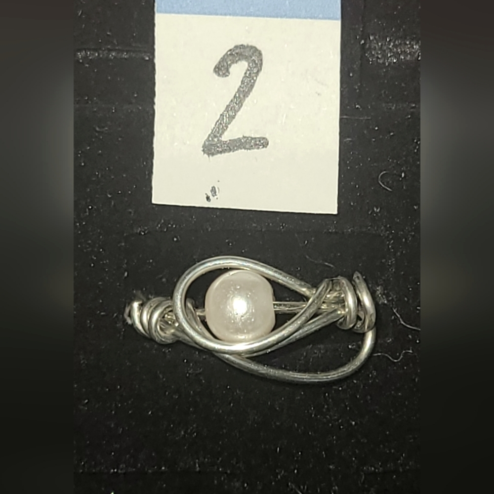 Wire wrapped rings for women.